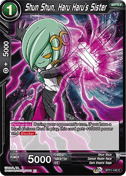 Shun Shun, Haru Haru's Sister - BT11-143 - Common (FOIL) (Reprint) available at 401 Games Canada