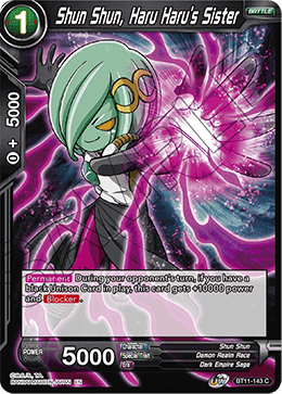 Shun Shun, Haru Haru's Sister - BT11-143 - Common available at 401 Games Canada