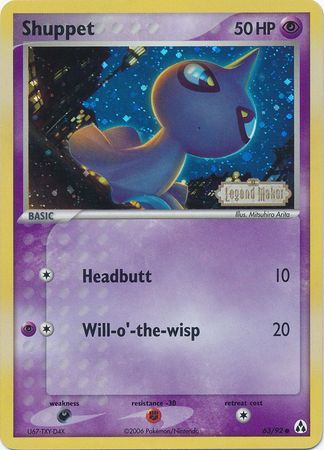 Shuppet - 63/92 - Common - Reverse Holo available at 401 Games Canada