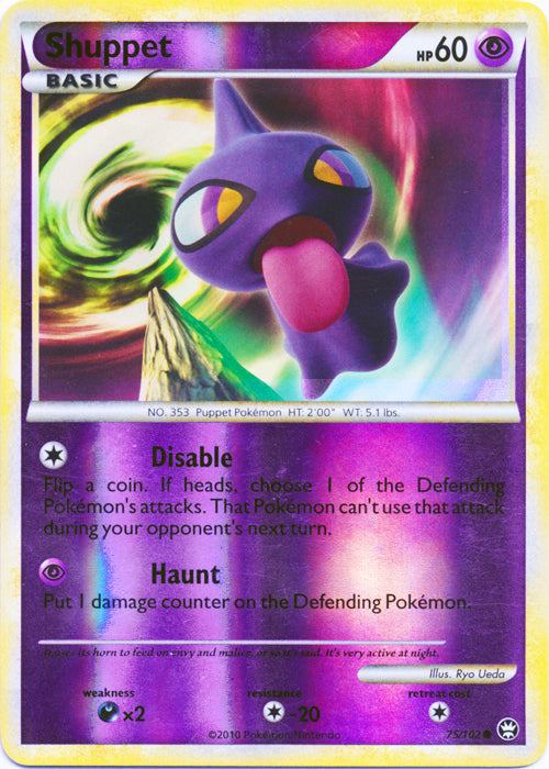 pokemon card shuppet 401 Games Canada - Shuppet - 75/102 - Common