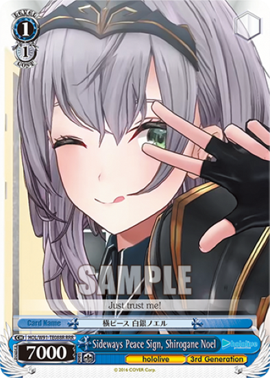 Sideways Peace Sign, Shirogane Noel (Triple Rare) available at 401 Games Canada