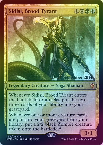 Magic The Gathering Mirrodin Besieged Sidisi, Brood Tyrant - Khans Of Tarkir MTG Card - English, Excellent Condition Sidisi Brood Tyrant Mtg Magic The Gathering Mirrodin Besieged Sidisi, Brood Tyrant - Khans Of Tarkir MTG Card - English, Excellent Condition Sidisi Brood Tyrant Mtg