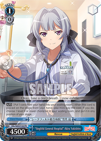 "Siegfeld General Hospital" Akira Yukishiro - RSL/S69-E104 - Promo available at 401 Games Canada