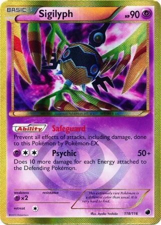 Sigilyph - 118/116 - Secret Rare available at 401 Games Canada