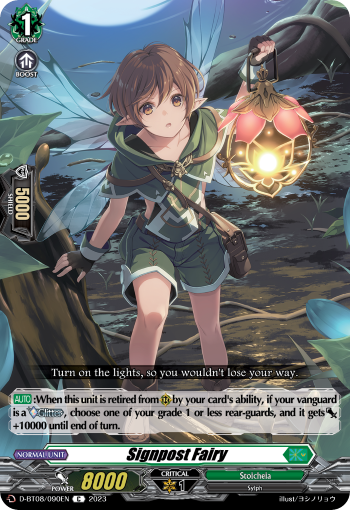 Signpost Fairy - D-BT08/090 - Common available at 401 Games Canada