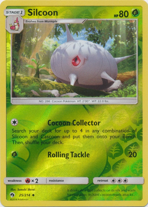 Silcoon - 25/214 - Uncommon - Reverse Holo available at 401 Games Canada
