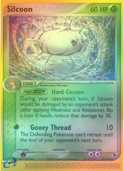 Silcoon - 43/109 - Uncommon - Reverse Holo available at 401 Games Canada