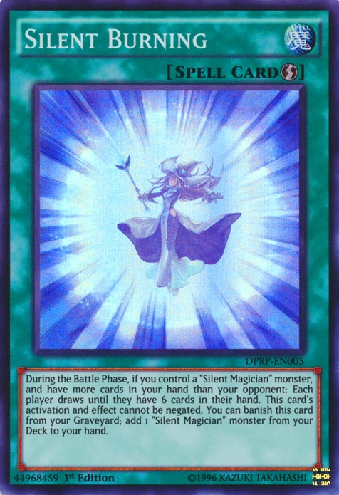 Silent Burning - DPRP-EN005 - Super Rare - 1st Edition available at 401 Games Canada