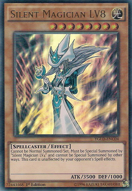 Silent Magician LV8 - YGLD-ENC04 - Ultra Rare - 1st Edition available at 401 Games Canada