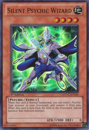 Silent Psychic Wizard - EXVC-EN025 - Super Rare - 1st Edition available at 401 Games Canada