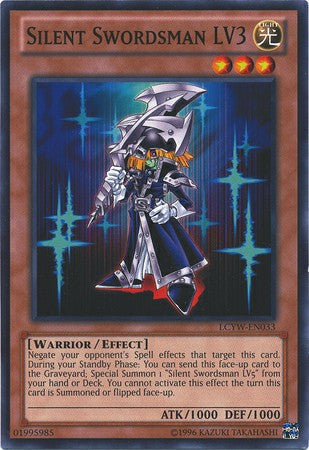 Silent Swordsman LV3 - LCYW-EN033 - Common - Unlimited available at 401 Games Canada