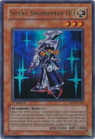 Silent Swordsman LV3 - RDS-EN009 - Ultra Rare - 1st Edition available at 401 Games Canada