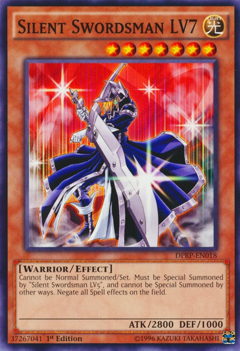 Silent Swordsman LV7 - DPRP-EN018 - Common - 1st Edition available at 401 Games Canada