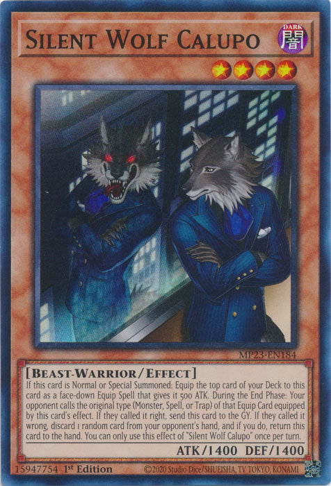 Silent Wolf Calupo - MP23-EN184 - Super Rare - 1st Edition available at 401 Games Canada