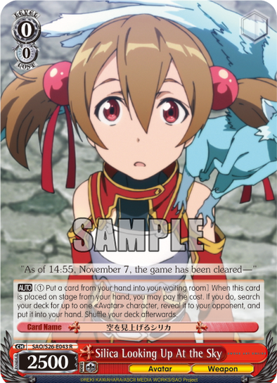 Silica Looking Up At the Sky - SAO/S26-E043 - Rare available at 401 Games Canada