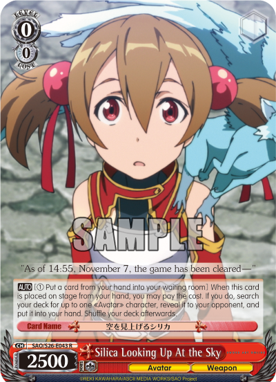 Silica Looking Up At the Sky - SAO/S26-E043 - Rare available at 401 Games Canada