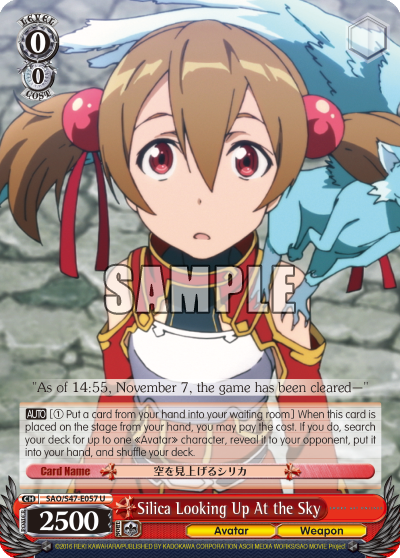 Silica Looking Up At the Sky - SAO/S47-E057 - Uncommon available at 401 Games Canada