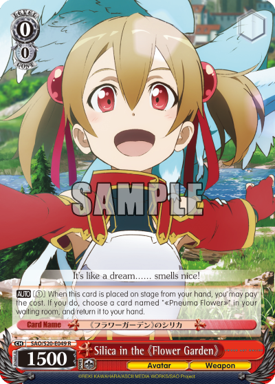 Silica in the Flower Garden - SAO/S20-E049 - Rare available at 401 Games Canada