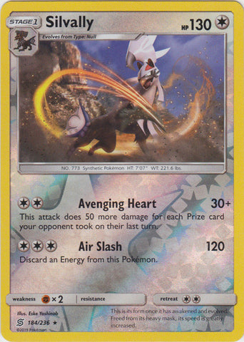 Silvally - 184/236 - Holo Rare - Reverse Holo available at 401 Games Canada