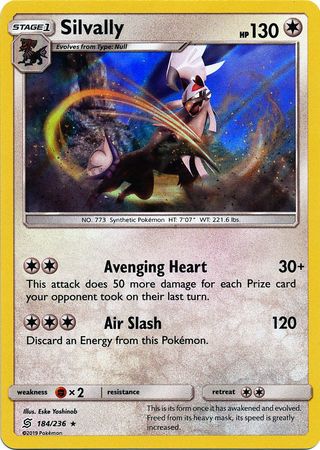 Silvally - 184/236 - Holo Rare available at 401 Games Canada