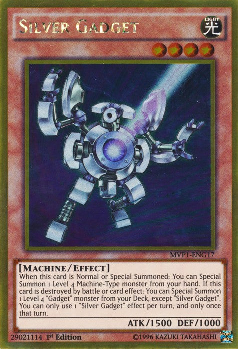 Silver Gadget - MVP1-ENG17 - Gold Rare - 1st Edition available at 401 Games Canada