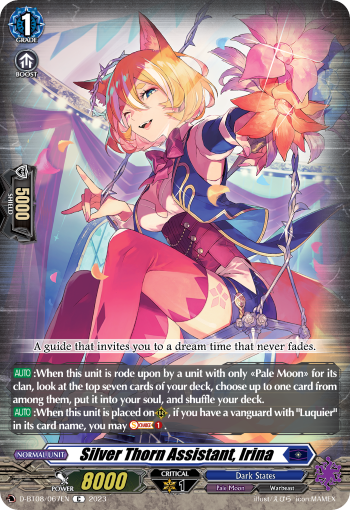 Silver Thorn Assistant, Irina - D-BT08/067 - Common available at 401 Games Canada