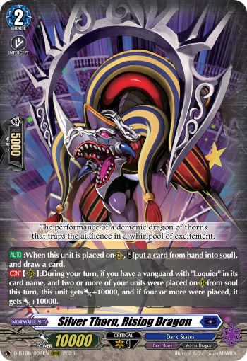 Silver Thorn, Rising Dragon - D-BT08/004 - Triple Rare available at 401 Games Canada