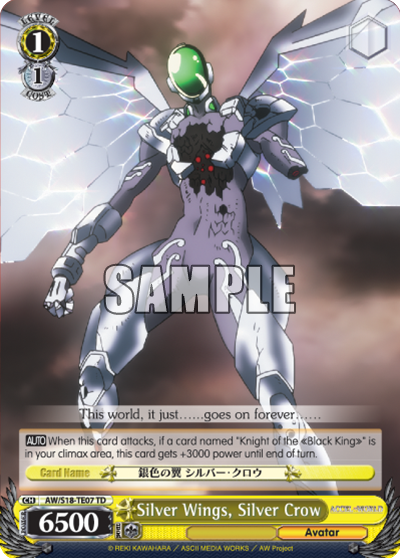 Silver Wings, Silver Crow - AW-S18-TE07 - Trial Deck available at 401 Games Canada