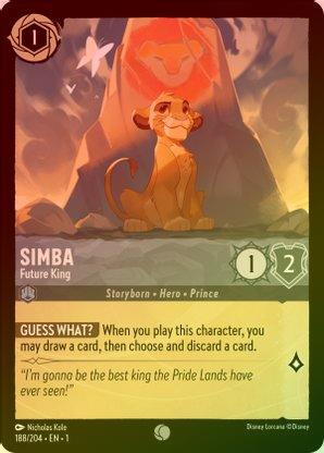 Simba (Future King) - 188/204 - Common (Foil) available at 401 Games Canada