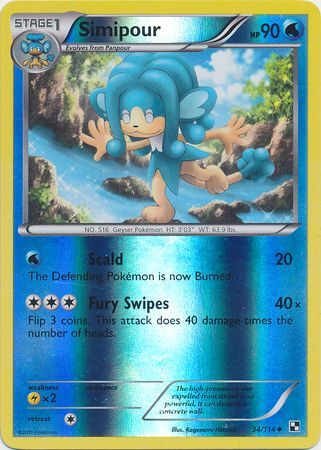 Simipour - 34/114 - Uncommon - Reverse Holo available at 401 Games Canada