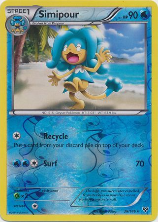 Simipour - 38/146 - Rare - Reverse Holo available at 401 Games Canada