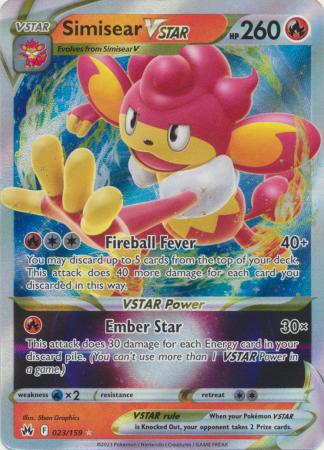 Simisear VSTAR - 023/159 - Ultra Rare available at 401 Games Canada