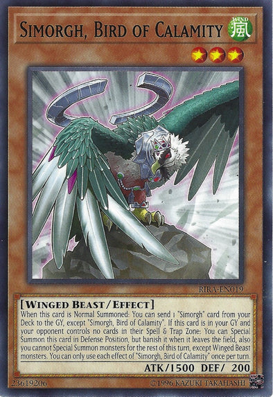 Simorgh, Bird of Calamity - RIRA-EN019 - Common - Unlimited available at 401 Games Canada