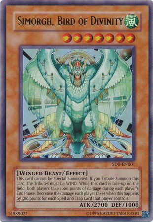 Simorgh, Bird of Divinity - SD8-EN001 - Ultra Rare - Unlimited available at 401 Games Canada