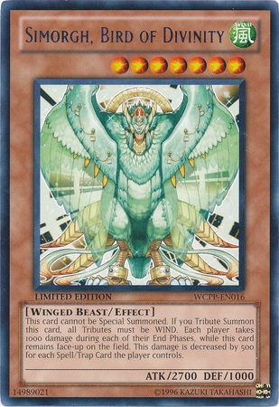 Simorgh, Bird of Divinity - WCPP-EN016 - Rare available at 401 Games Canada