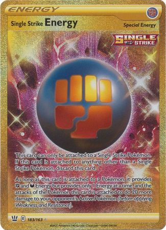 Single Strike Energy - 183/163 - Secret Rare available at 401 Games Canada