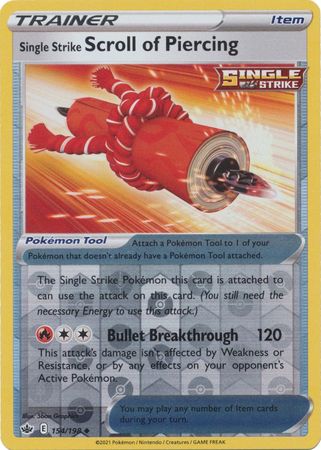 Single Strike Scroll of Piercing - 154/198 - Uncommon - Reverse Holo available at 401 Games Canada