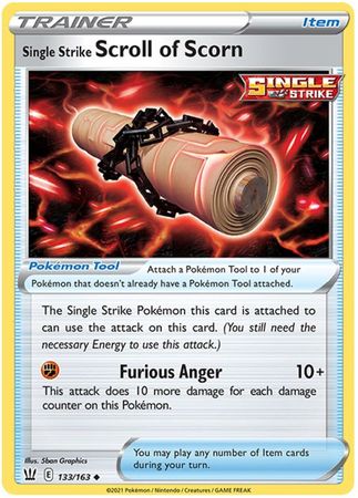 Single Strike Scroll of Scorn - 133/163 - Uncommon available at 401 Games Canada