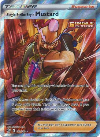 Single Strike Style Mustard - 163/163 - Full Art Ultra Rare available at 401 Games Canada