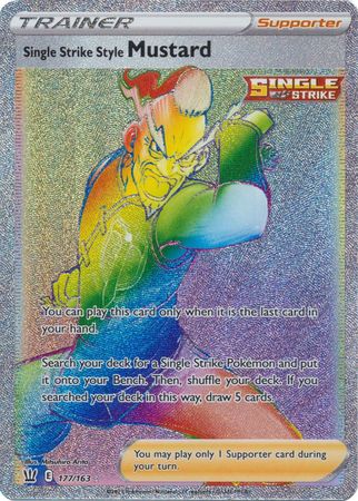 Single Strike Style Mustard - 177/163 - Hyper Rare available at 401 Games Canada