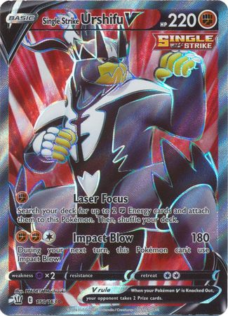 Single Strike Urshifu V - 150/163 - Full Art Ultra Rare available at 401 Games Canada