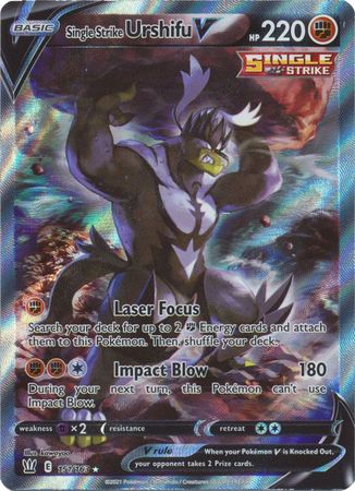 Single Strike Urshifu V - 151/163 - Alternate Art Ultra Rare available at 401 Games Canada