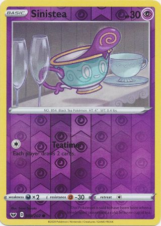 Sinistea - 089/202 - Common - Reverse Holo available at 401 Games Canada