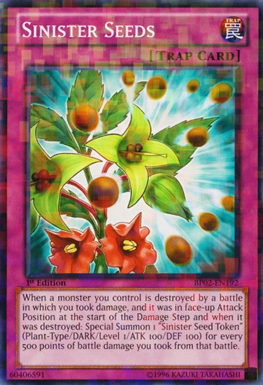 Sinister Seeds - BP02-EN192 - Mosaic Rare - 1st Edition available at 401 Games Canada