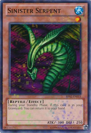 Sinister Serpent - BP02-EN015 - Mosaic Rare - Unlimited available at 401 Games Canada