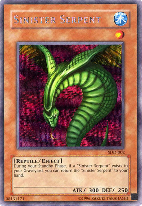 Sinister Serpent - SDD-002 - Prismatic Secret Rare