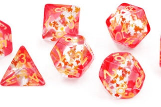 Sirius Dice - 7 Die Set - Maple Leaf available at 401 Games Canada