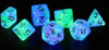 Sirius Dice - 7 Die Set - Peacock Glowworm available at 401 Games Canada