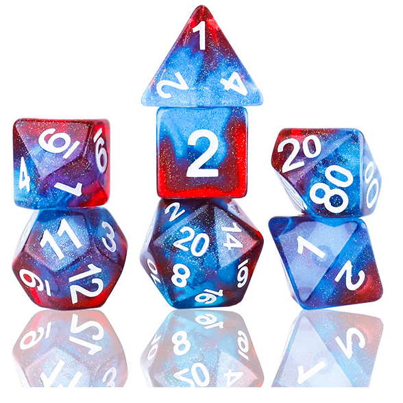 Sirius Dice - 7 Die Set - Starry Skies available at 401 Games Canada