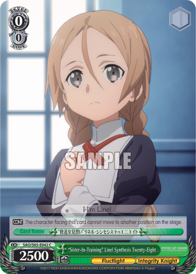 "Sister-In-Training" Linel Synthesis Twenty-Eight - SAO/S65-E042 - Common available at 401 Games Canada